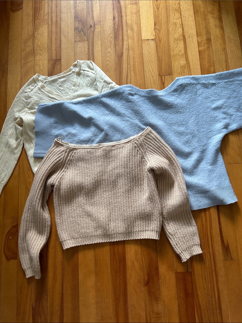 Women's 3 sweaters J Crew, Rachel Zoe,Miracle - wool/ wool blend / cotton
